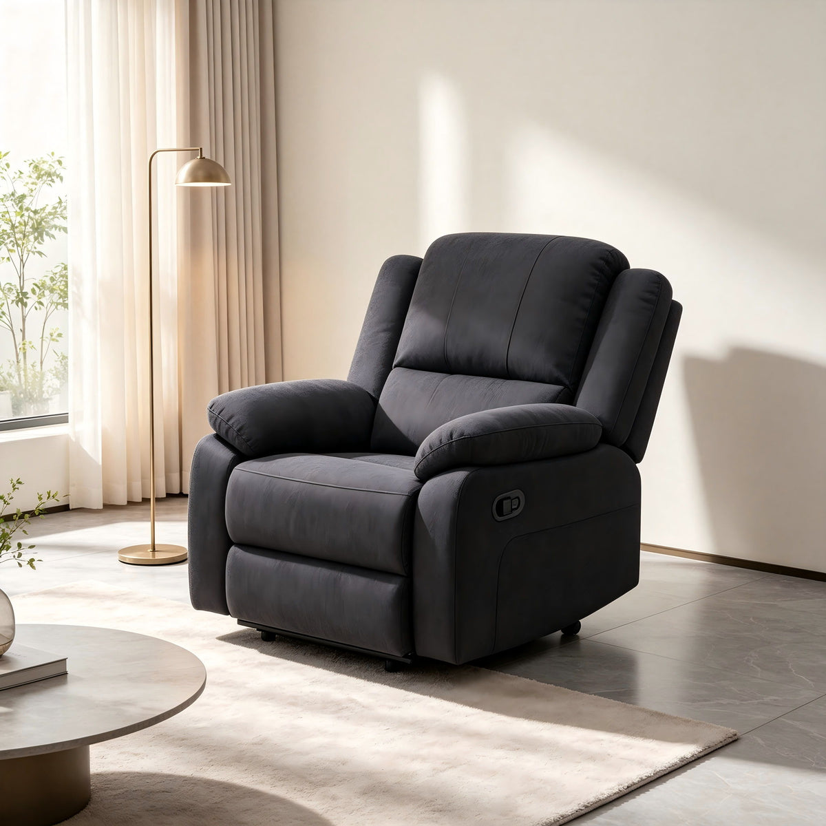 Reclining Armchair Single Recliner With 150° Recline