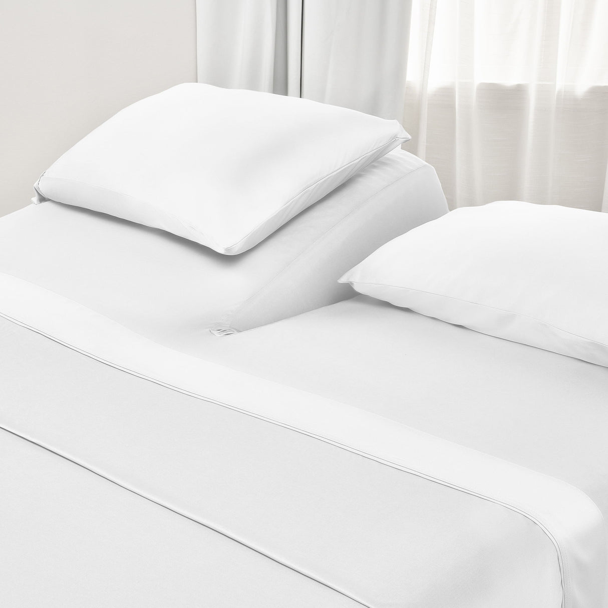 Dri-Tec Performance - Standard / Split Head King Sheet Set - Bright White