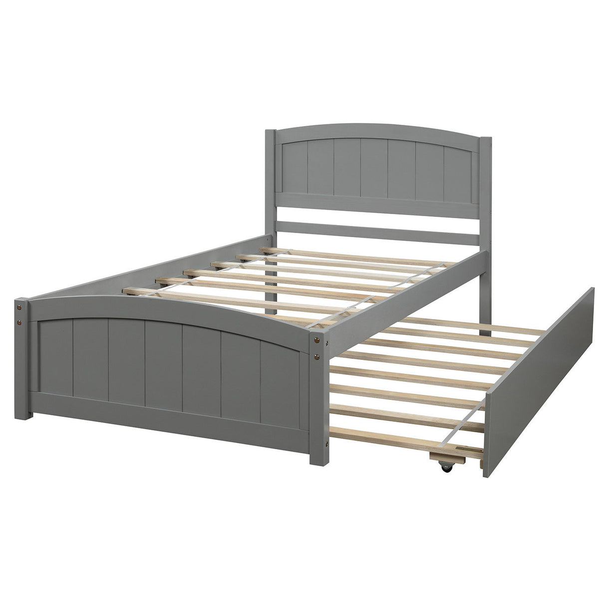 Platform Bed & Headboard, Footboard And Slat Support