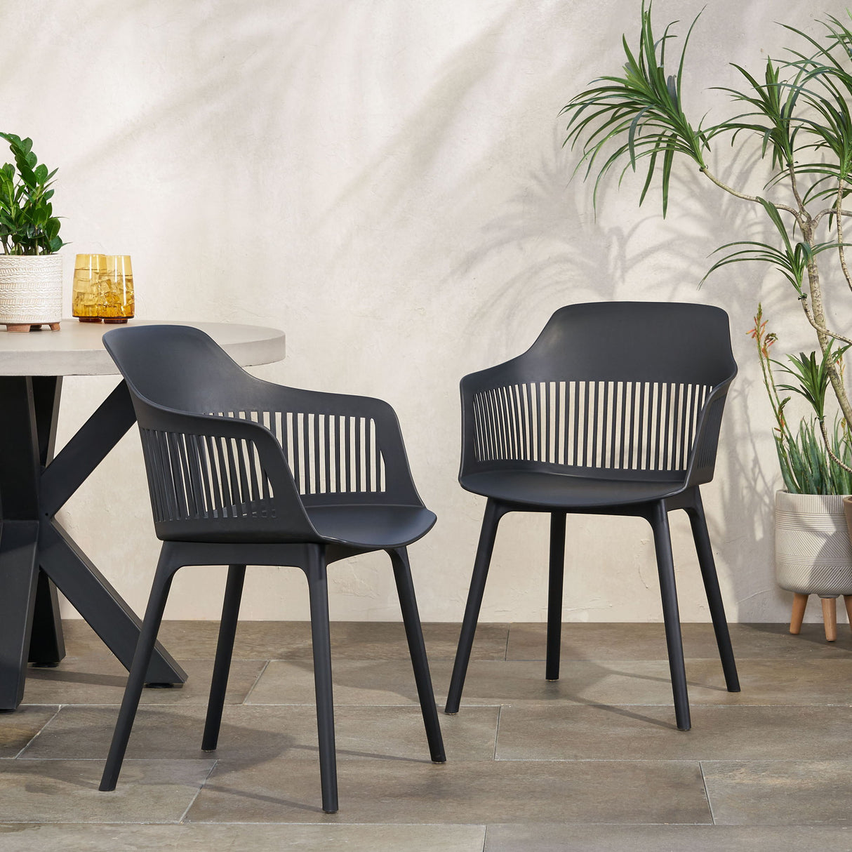 Dahlia - Chair (Set of 2) - Black