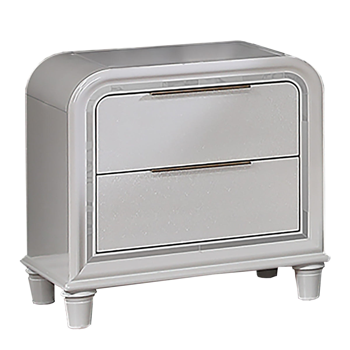 Nightstand With 2 Drawers Bedside Table - White