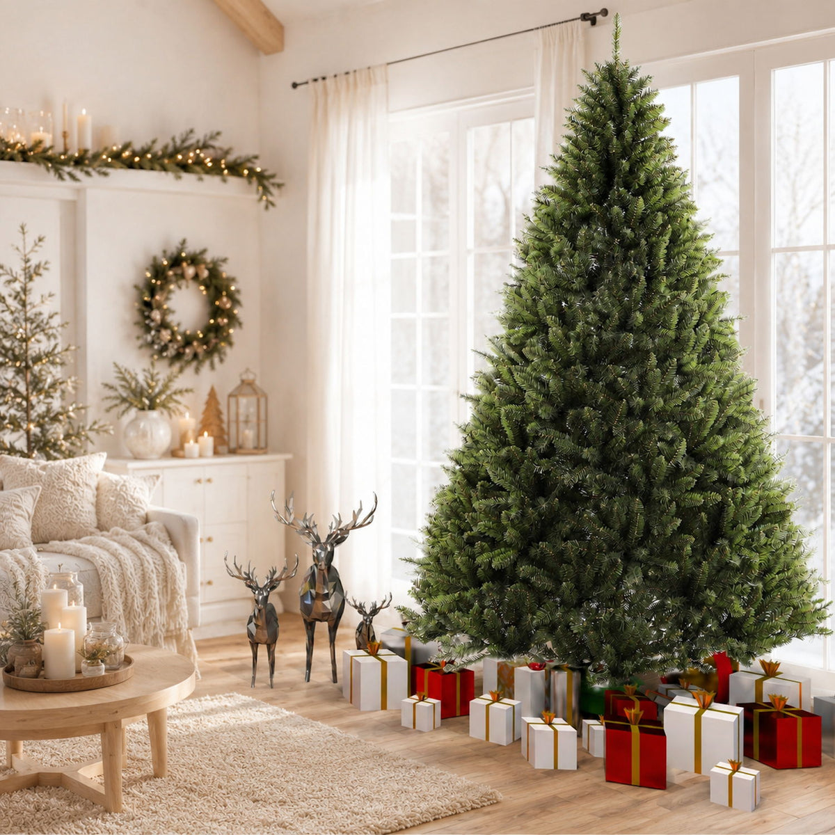 Artificial Christmas Tree With Branch Tips
