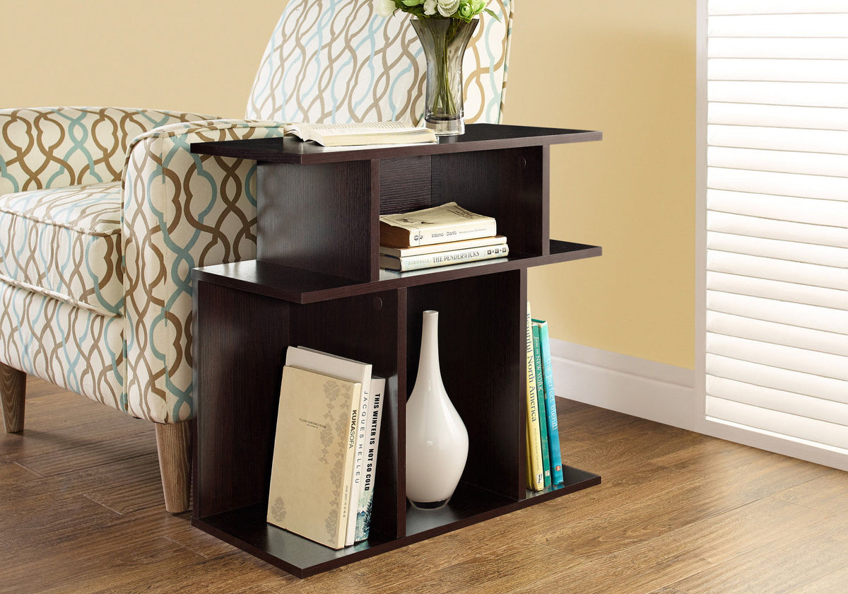 Accent Table, Side Versatile Design - Espresso