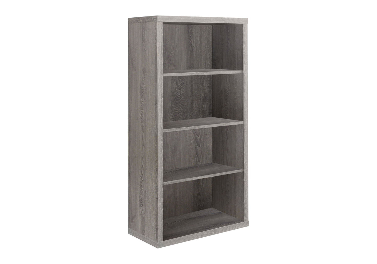 Bookshelf, Bookcase, Etagere, 5 Tier, For Office, Contemporary & Modern - Taupe