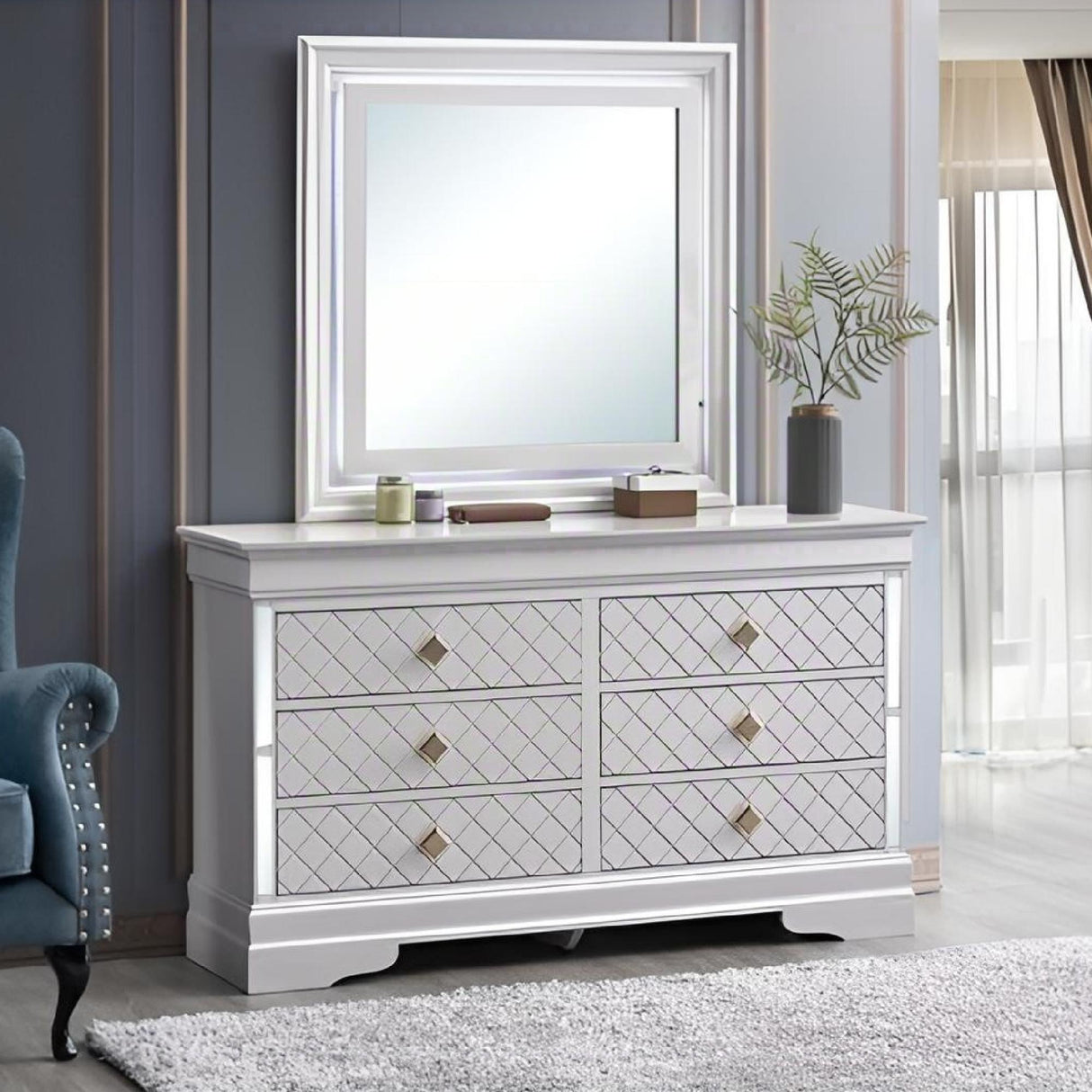 Verona - Dresser - White