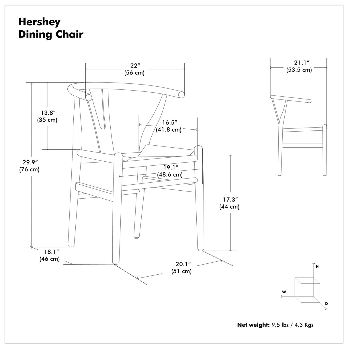 Hershey - Dining Chair (Set of 2) - Brown