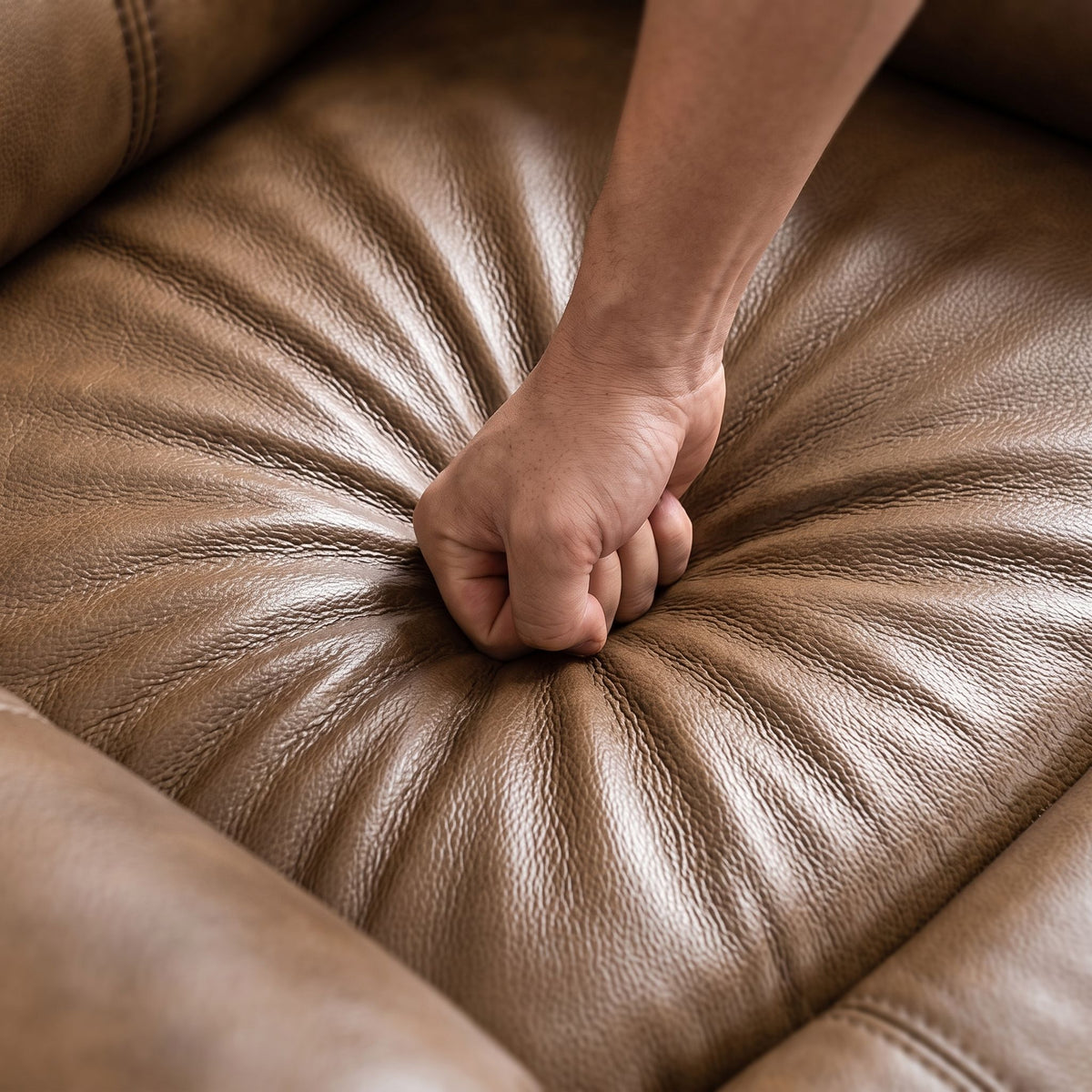 Rocker Recliner Chair With Manual Recline And 360° Swivel Base