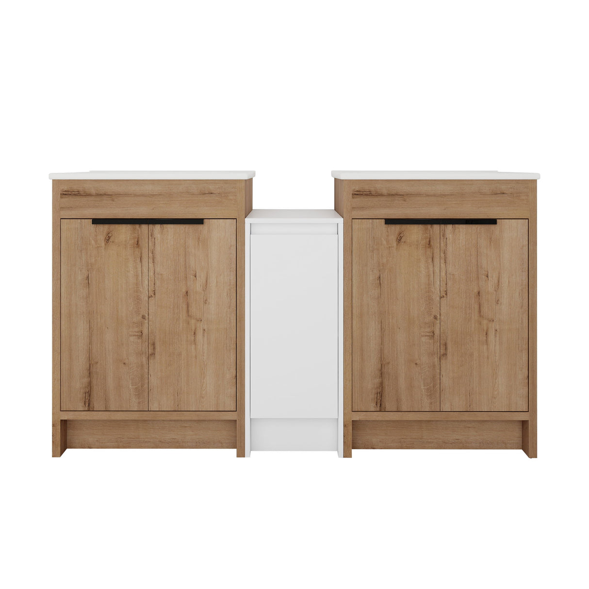 Freestanding Bathroom Vanity & Sink, Storage Cabinets, Soft Closing Doors