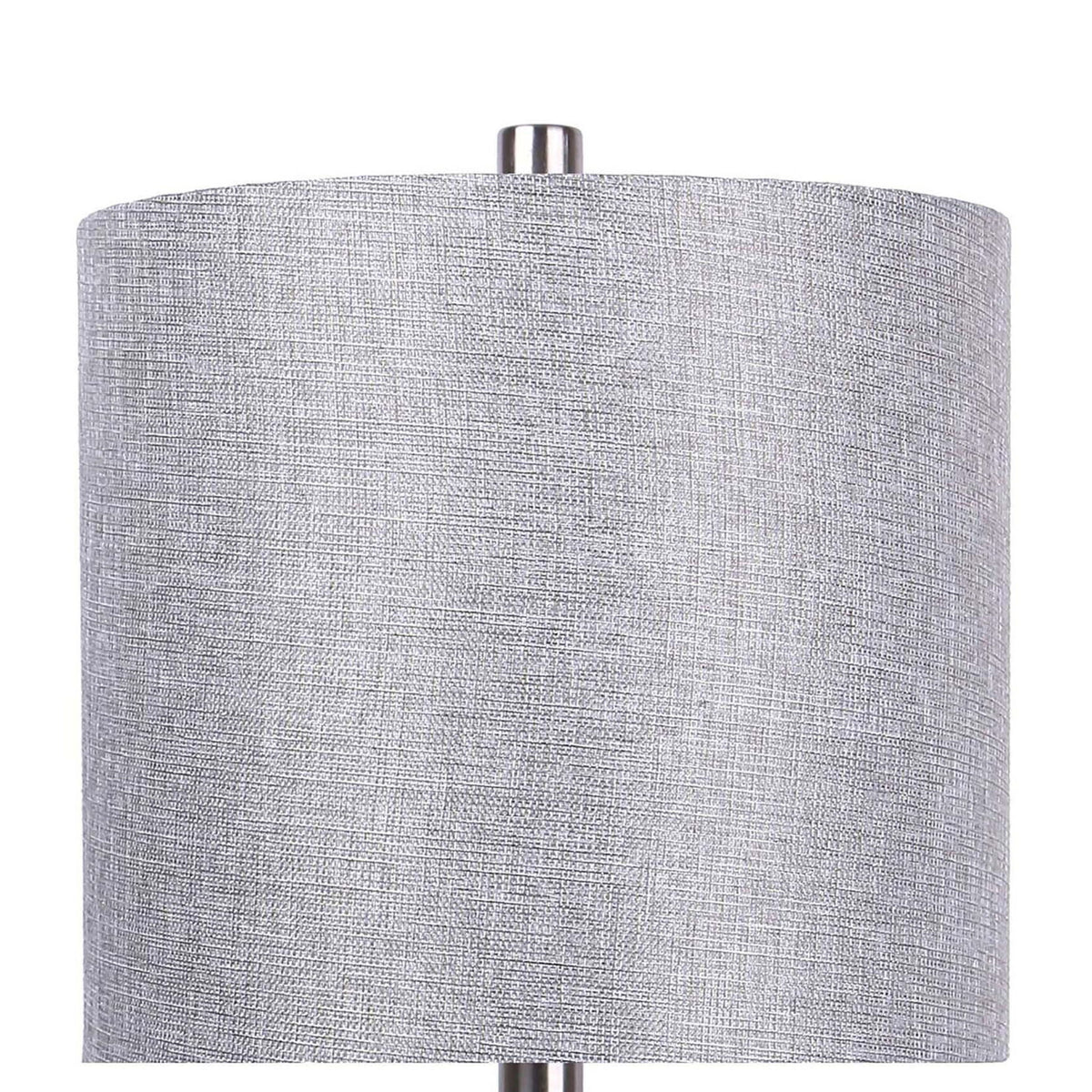 Gemma - Contemporary Table Lamp (Set of 2) - Brushed Nickel