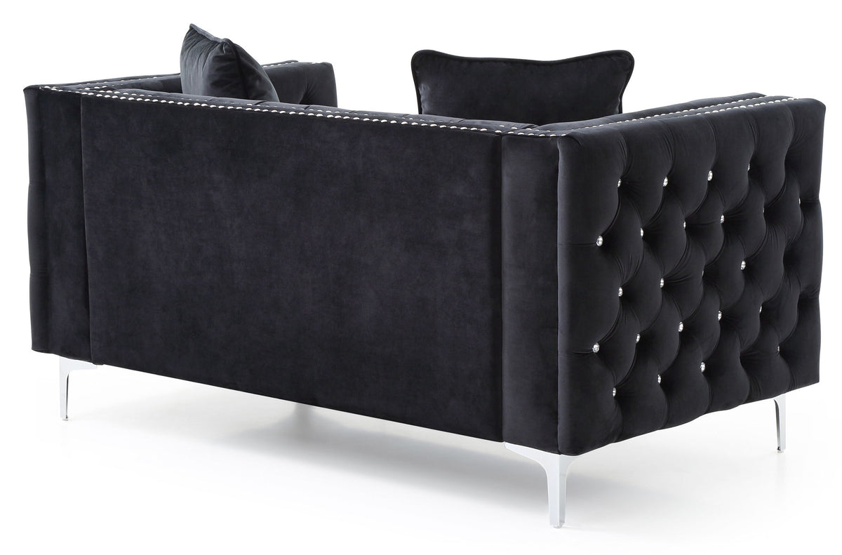 Elegant Track Arm Loveseat