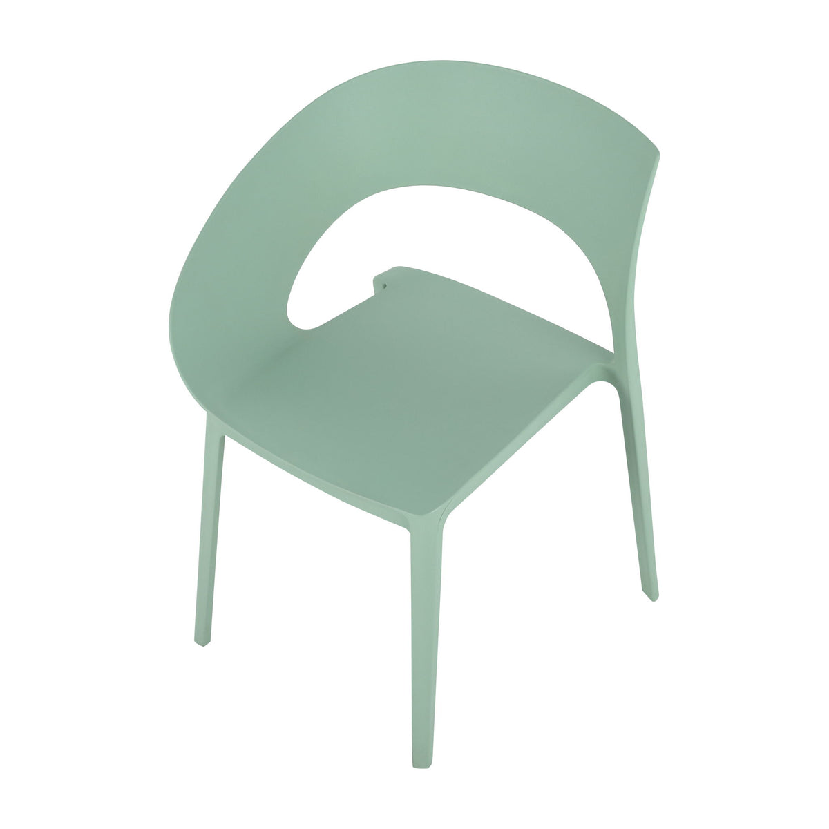 1 Piece Designed Single Chair, UV Resistant, Waterproof And Wear Resistant - Haze Green