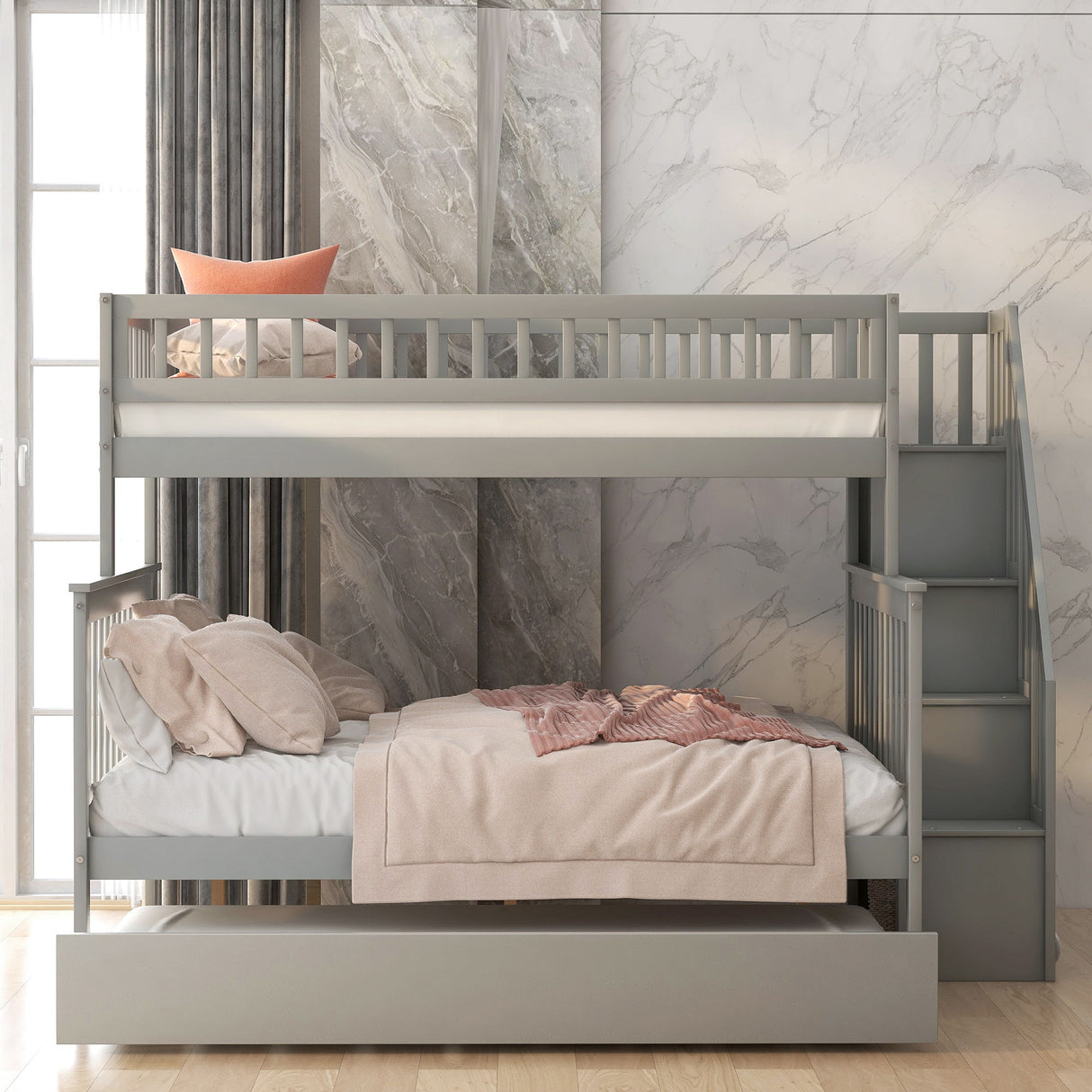 Bunk Bed & Staircase