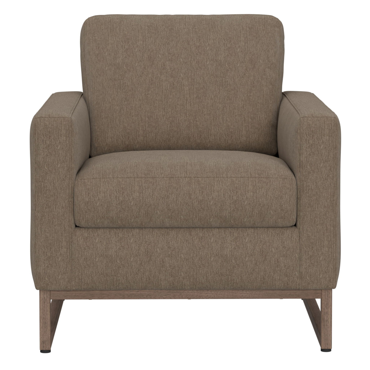 Accent Chair With Track Arm Design
