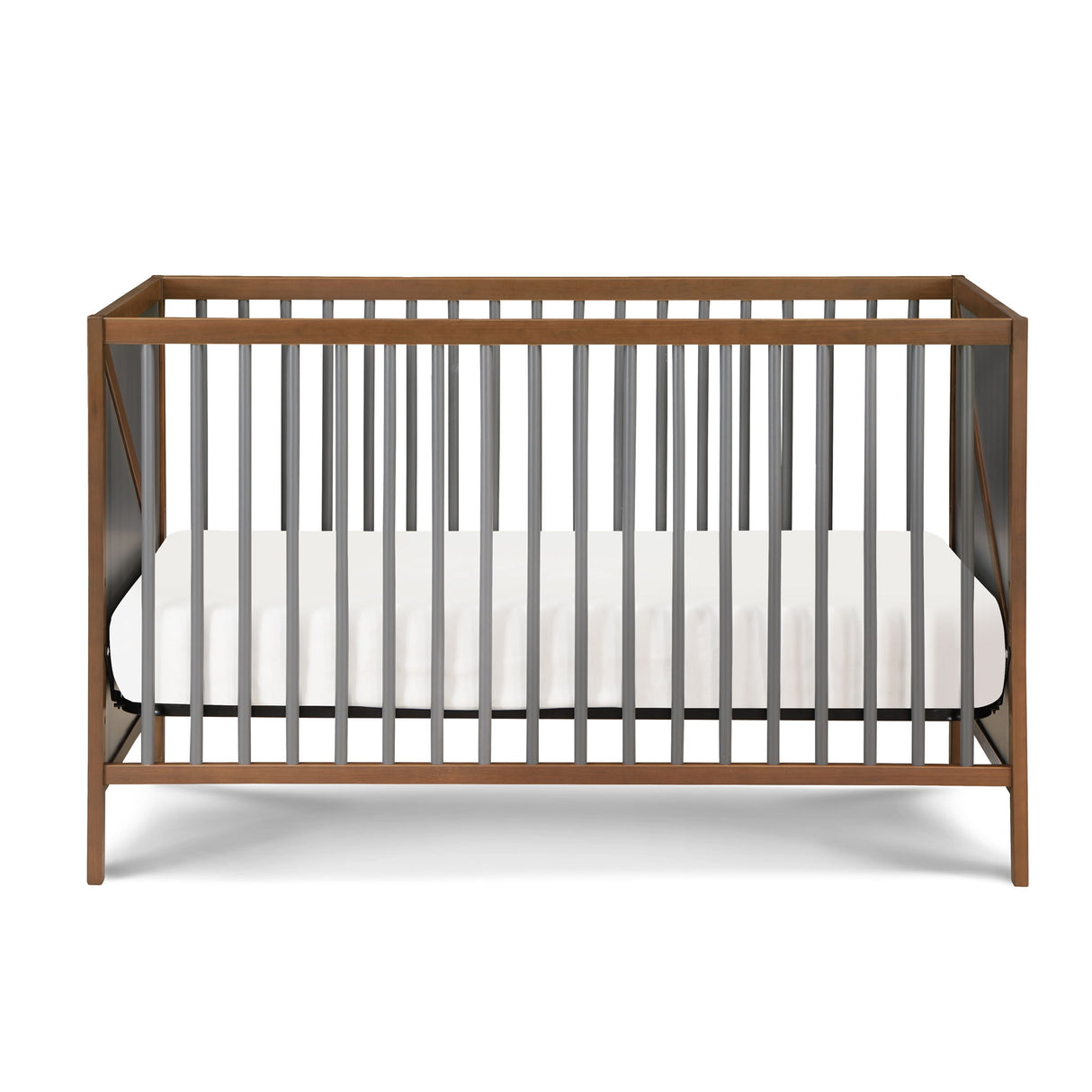 Pixie Zen - 3 In 1 Crib - Walnut Brown
