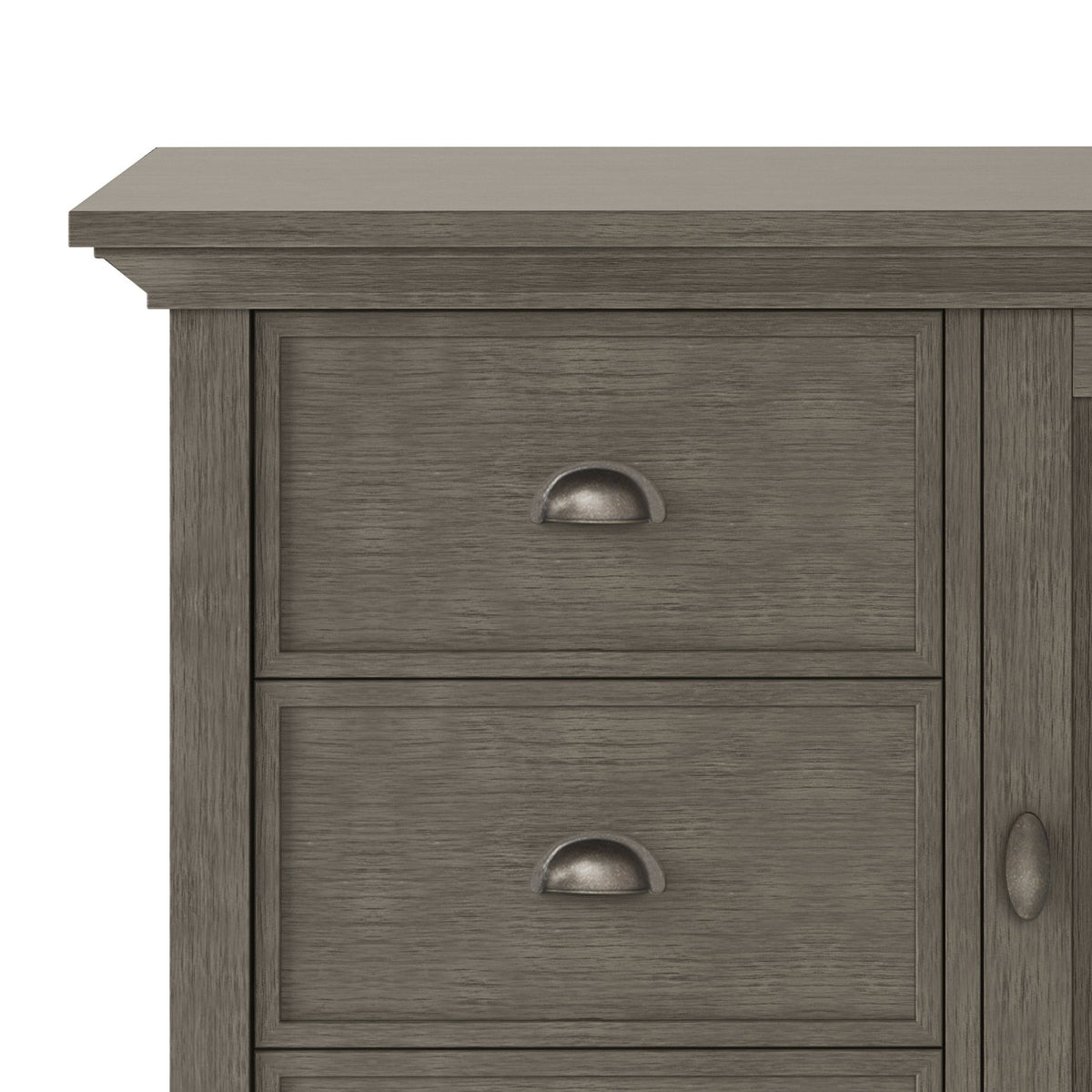 Redmond - Medium Storage Cabinet - Dark Brown