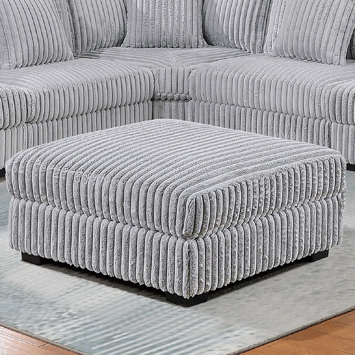 Ottoman - Gray / Mink