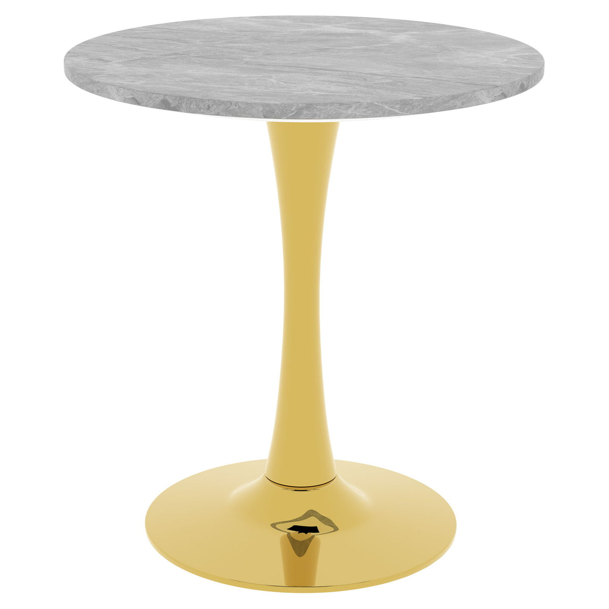 Coffee Table With Round Top For Living Rooms - Golden