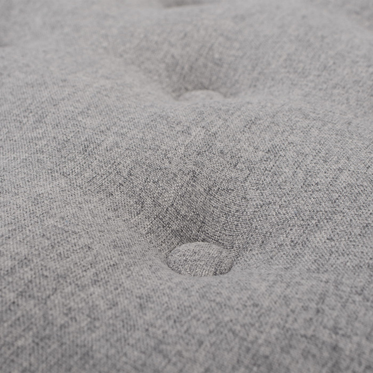 Yolanda - Round Upholstered Accent Ottoman - Gray