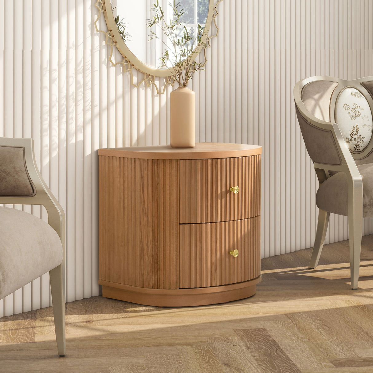 Valentine - 2 Drawer Storage Side Table