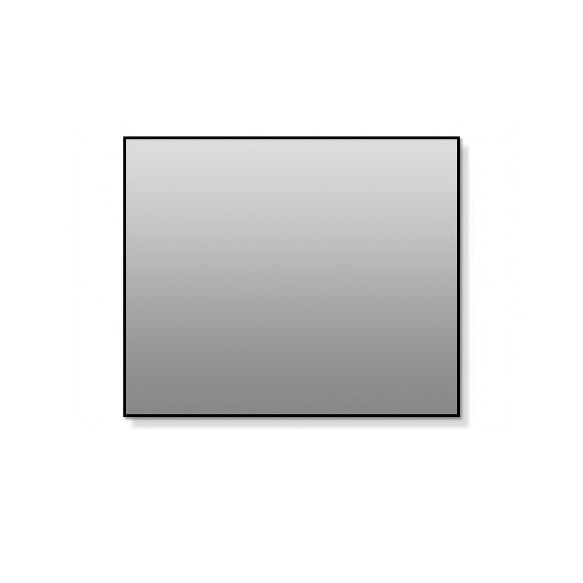Rectangular Framed Bathroom Wall Mirror, Horizontal Or Vertical Mount