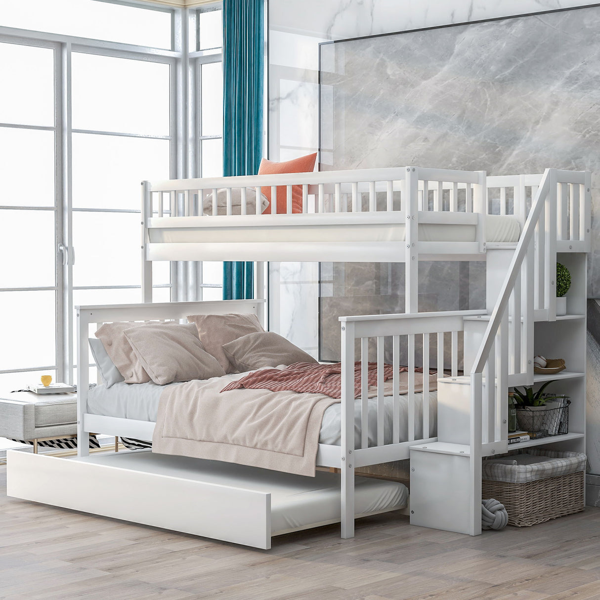 Bunk Bed & Staircase