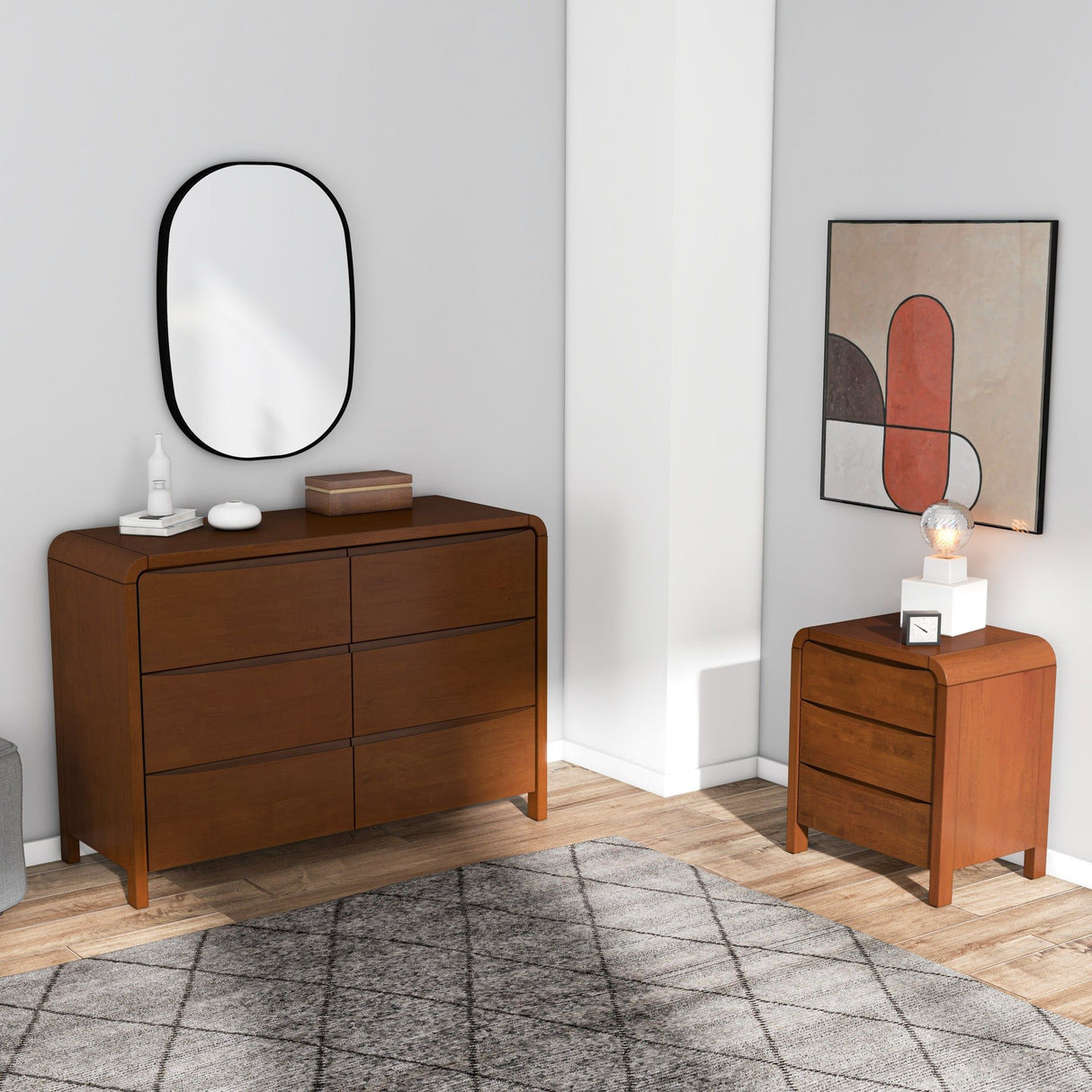Lionel - 6 Drawer Dresser - Brown