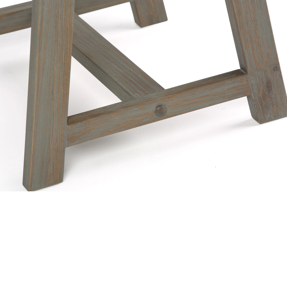 Sawhorse - End Table - Light Brown