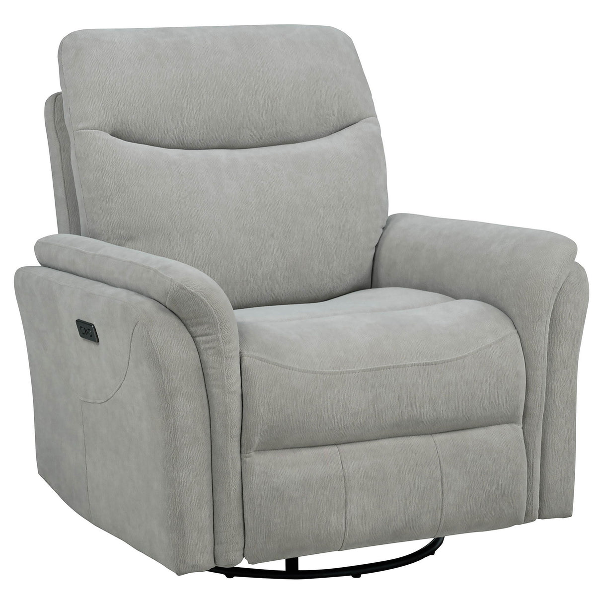 Beacon - Power Swivel Recliner With USB Charging And Adjustable Recline