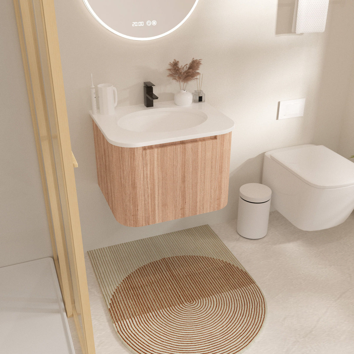 Wall Mounted Bathroom Vanity With Sink