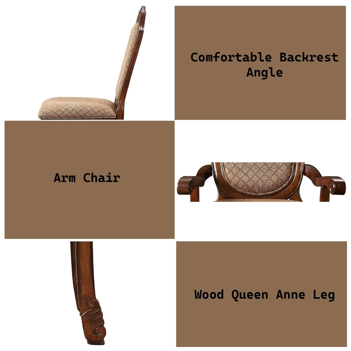 Chateau De Ville - Arm Chair (Set of 2) - Cherry