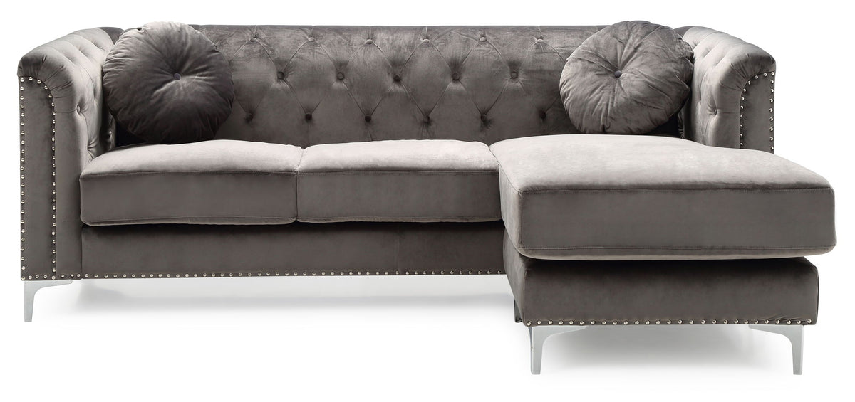 Soft y Micro Suede Sofa Chaise