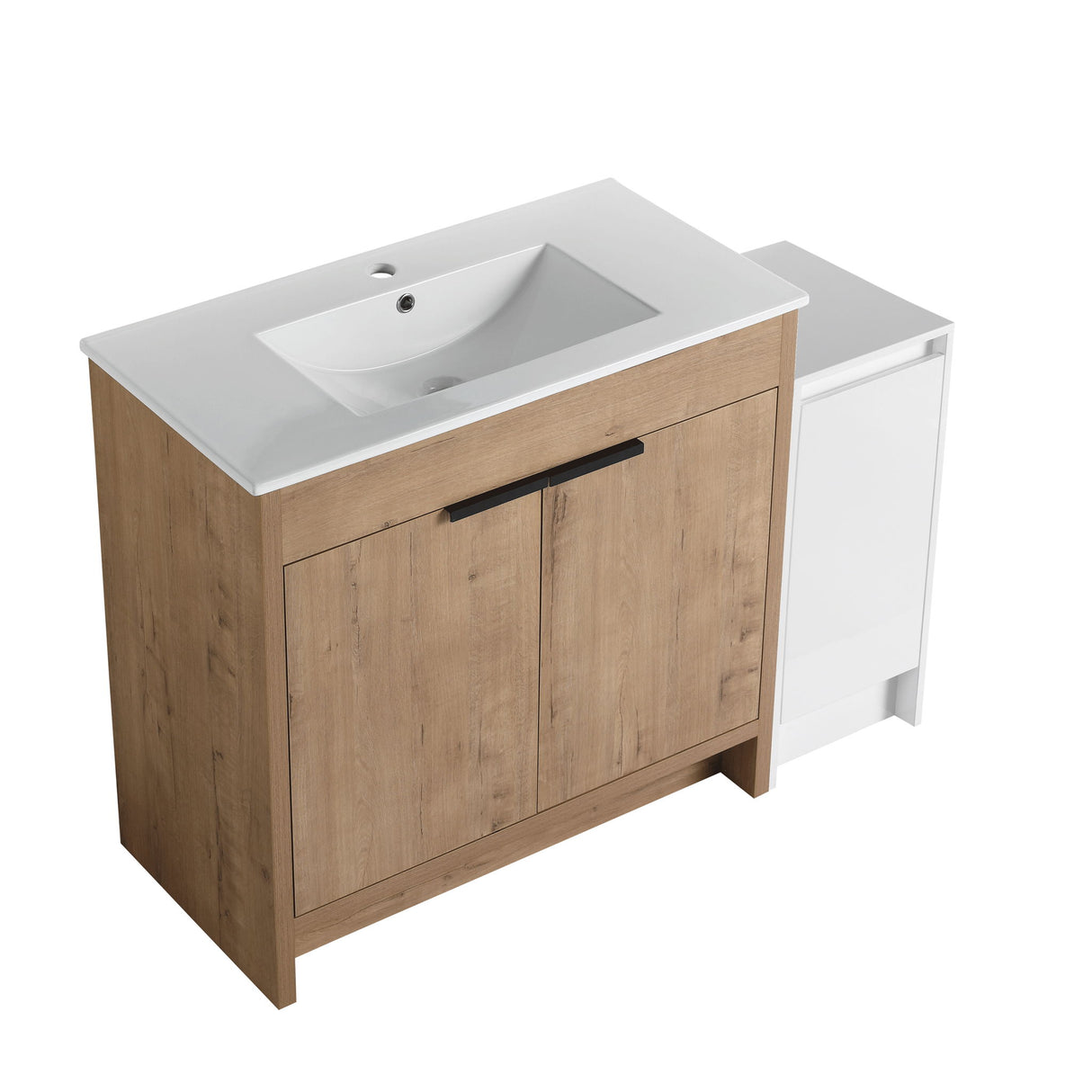 Freestanding Bathroom Vanity With Sink And Storage Cabinets, Soft Closing Doors