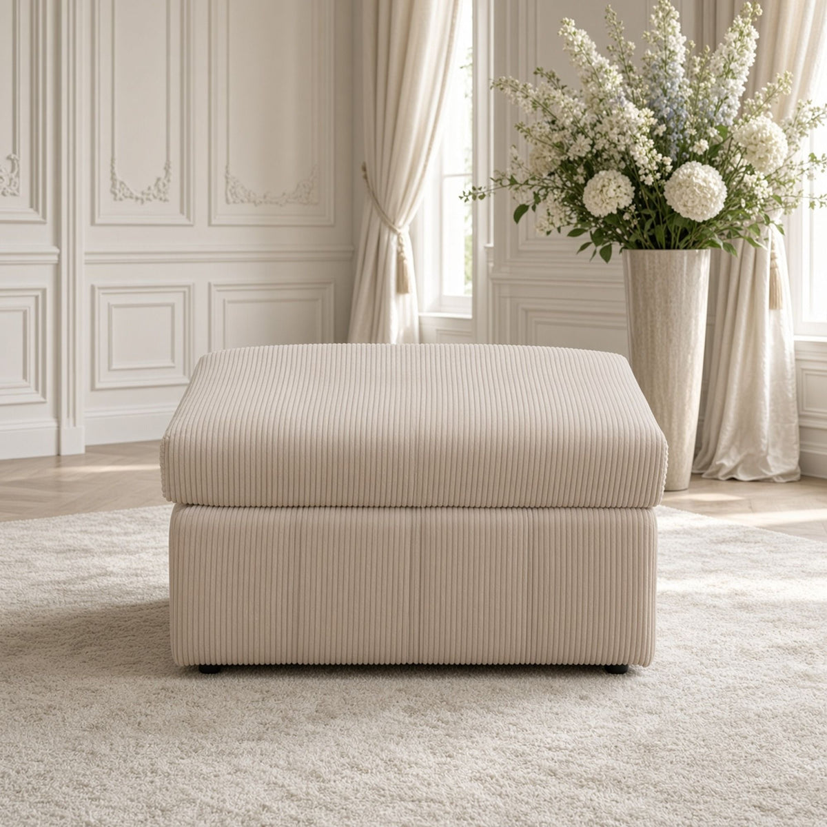 Oversized Ottoman Footrest, Living Room Accent