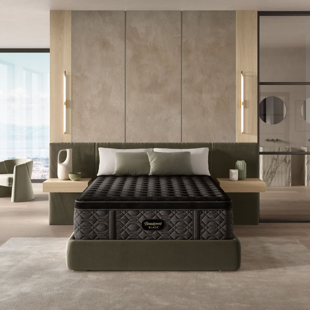 Beautyrest Black - 16.5" Series Three Firm Pillow Top Mattress