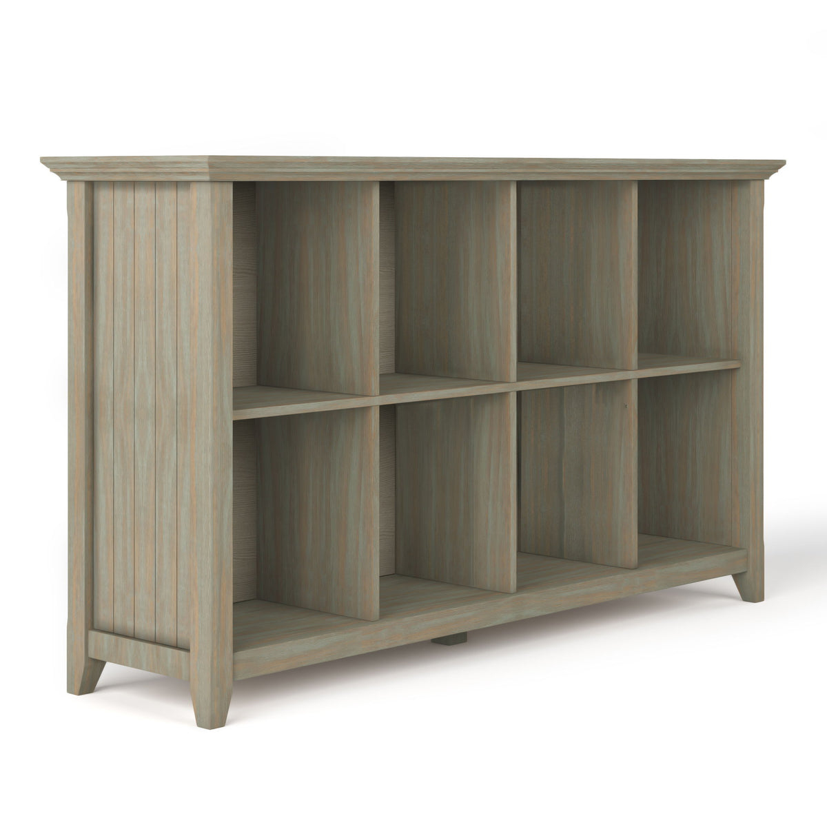 Acadian - 8 Cube Storage Sofa Table - Light Brown