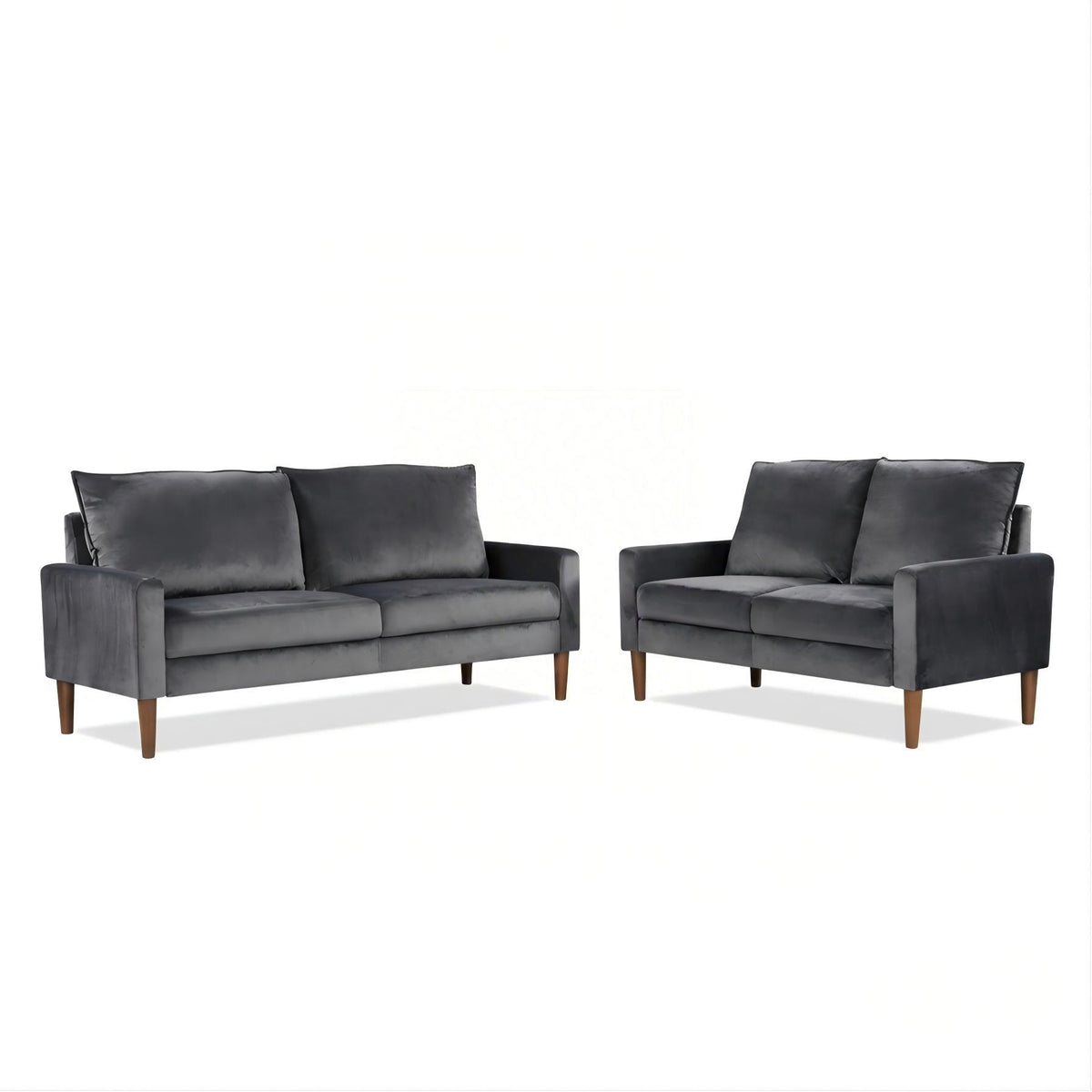 Upholstered Loveseat Sofa, 2 Seater Couch For Living Room Apartment