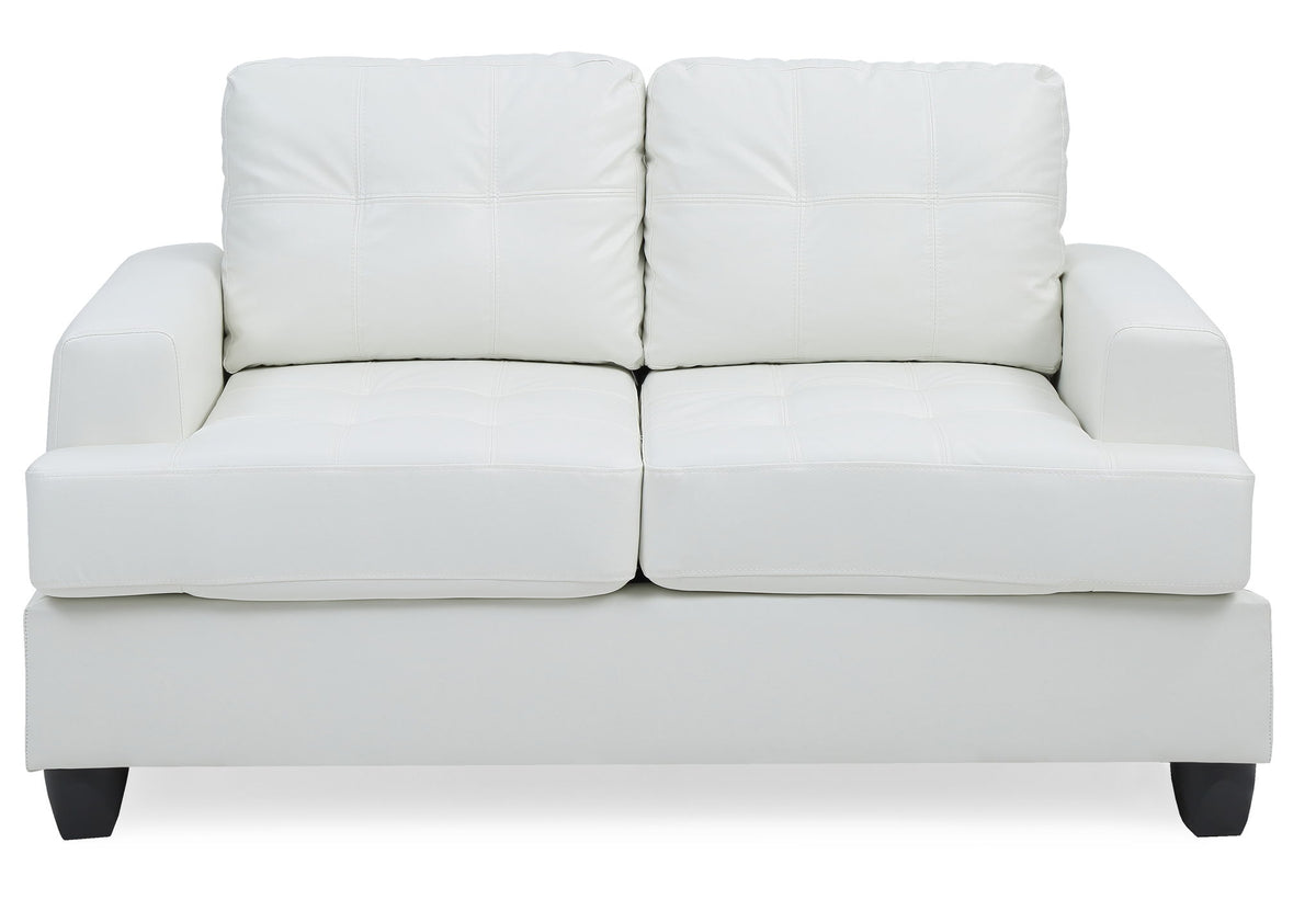Stylish Transitional Loveseat For Two
