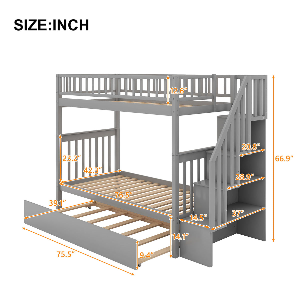 Bunk Bed & Staircase