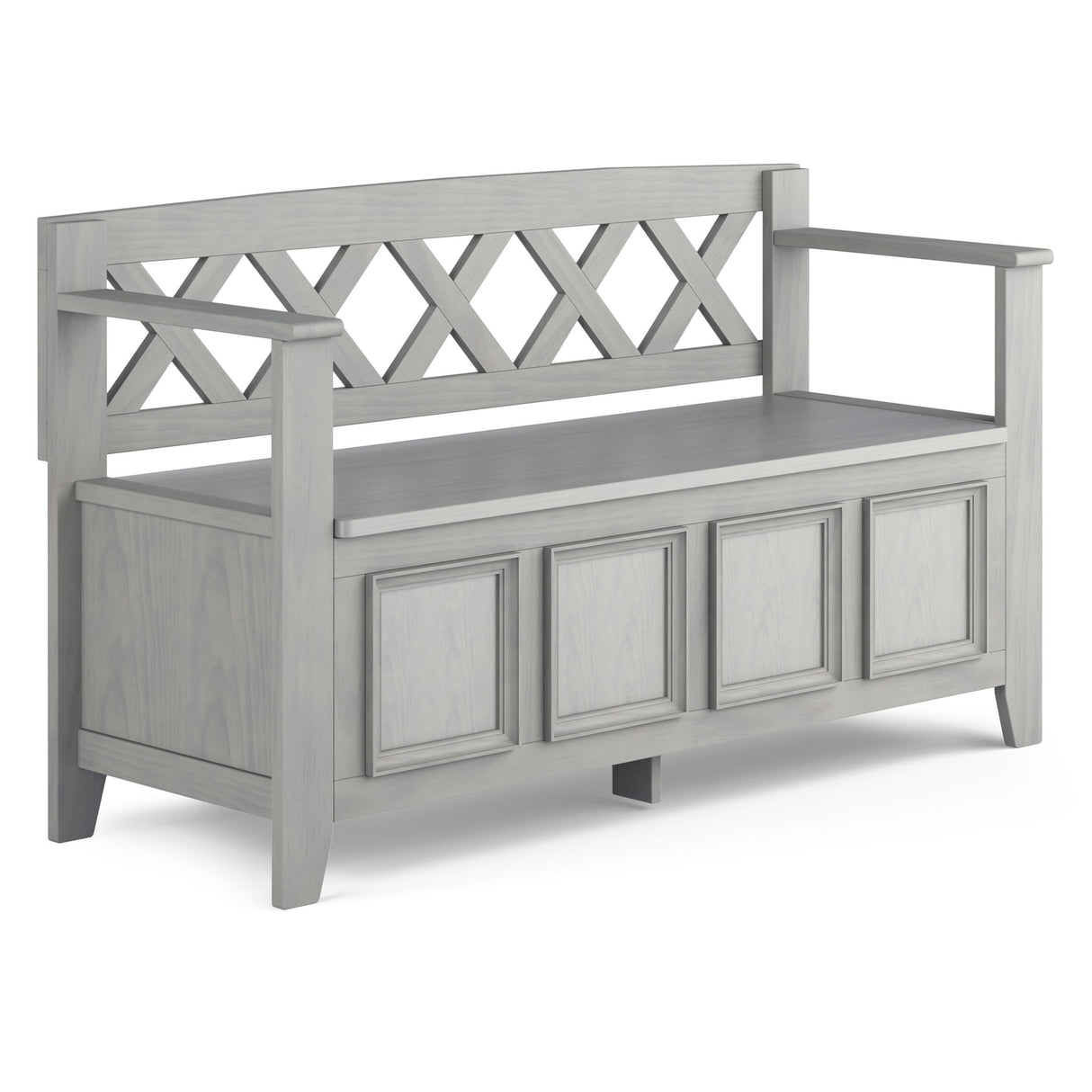 Amherst - Entryway Storage Bench - Gray