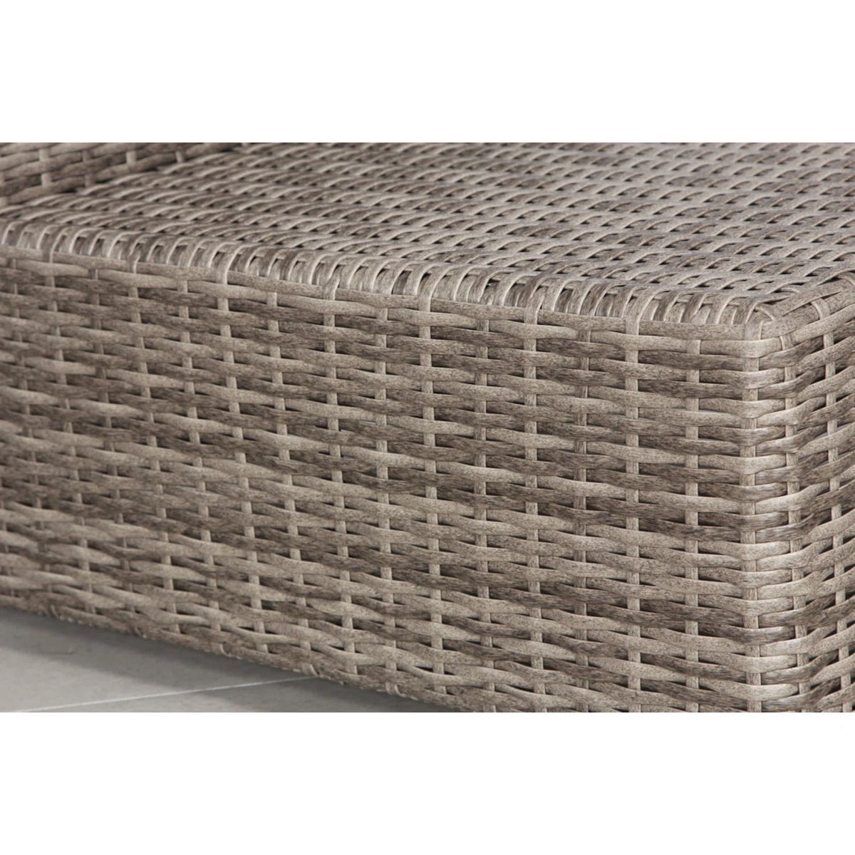 Patio Sofa Set For 4 With Cushions Convenient Outdoor Seating Group - Brown / Gray