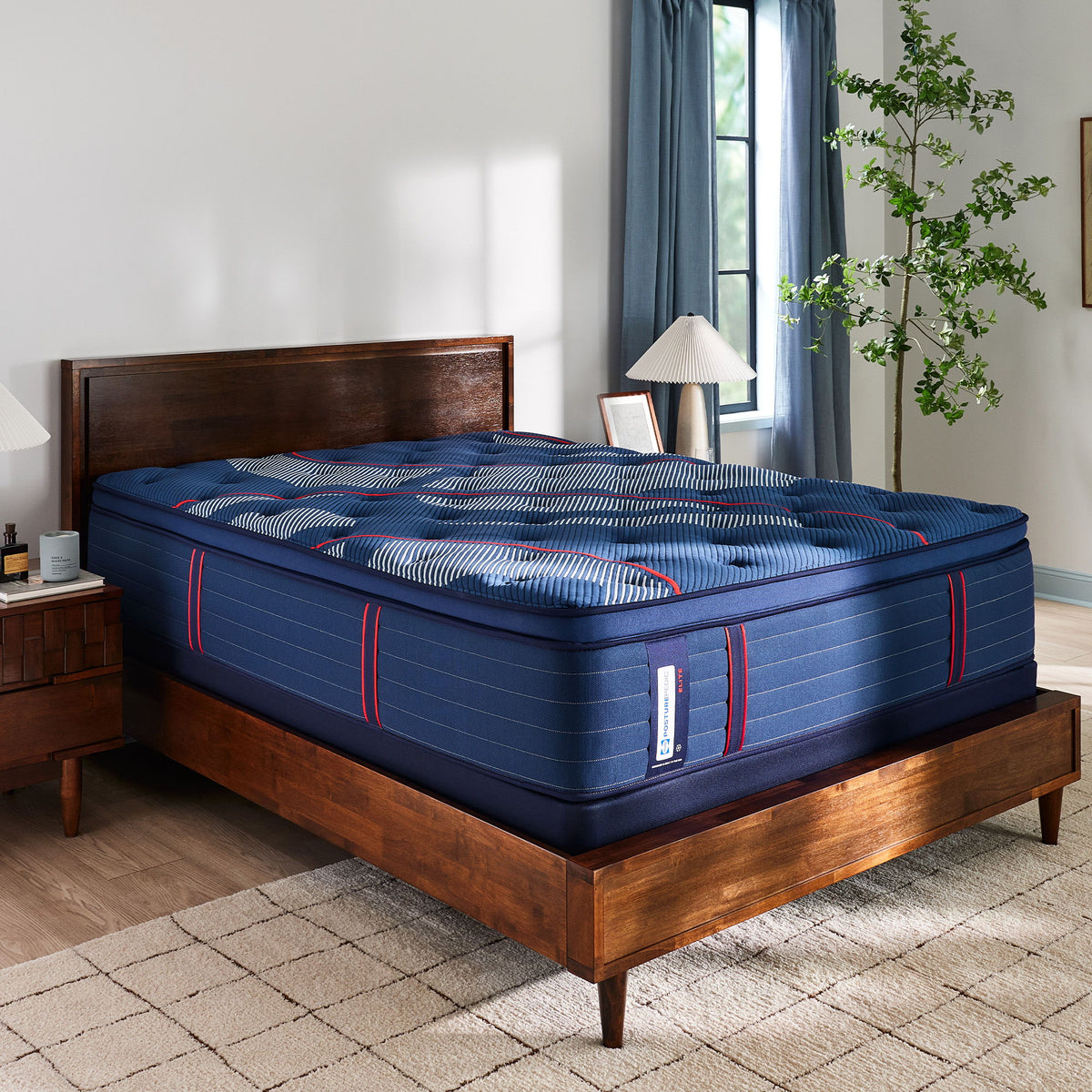 Posturepedic Elite - Brenham II Euro Pillow Top Firm Mattress