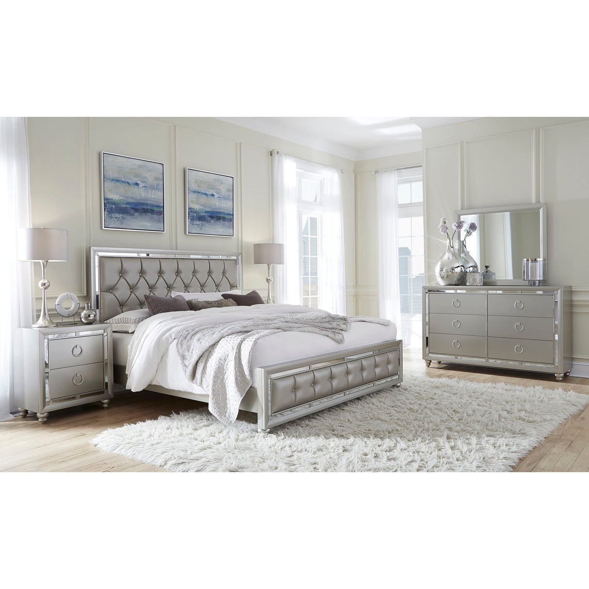 Chloe - Dresser - Gemstone Silver
