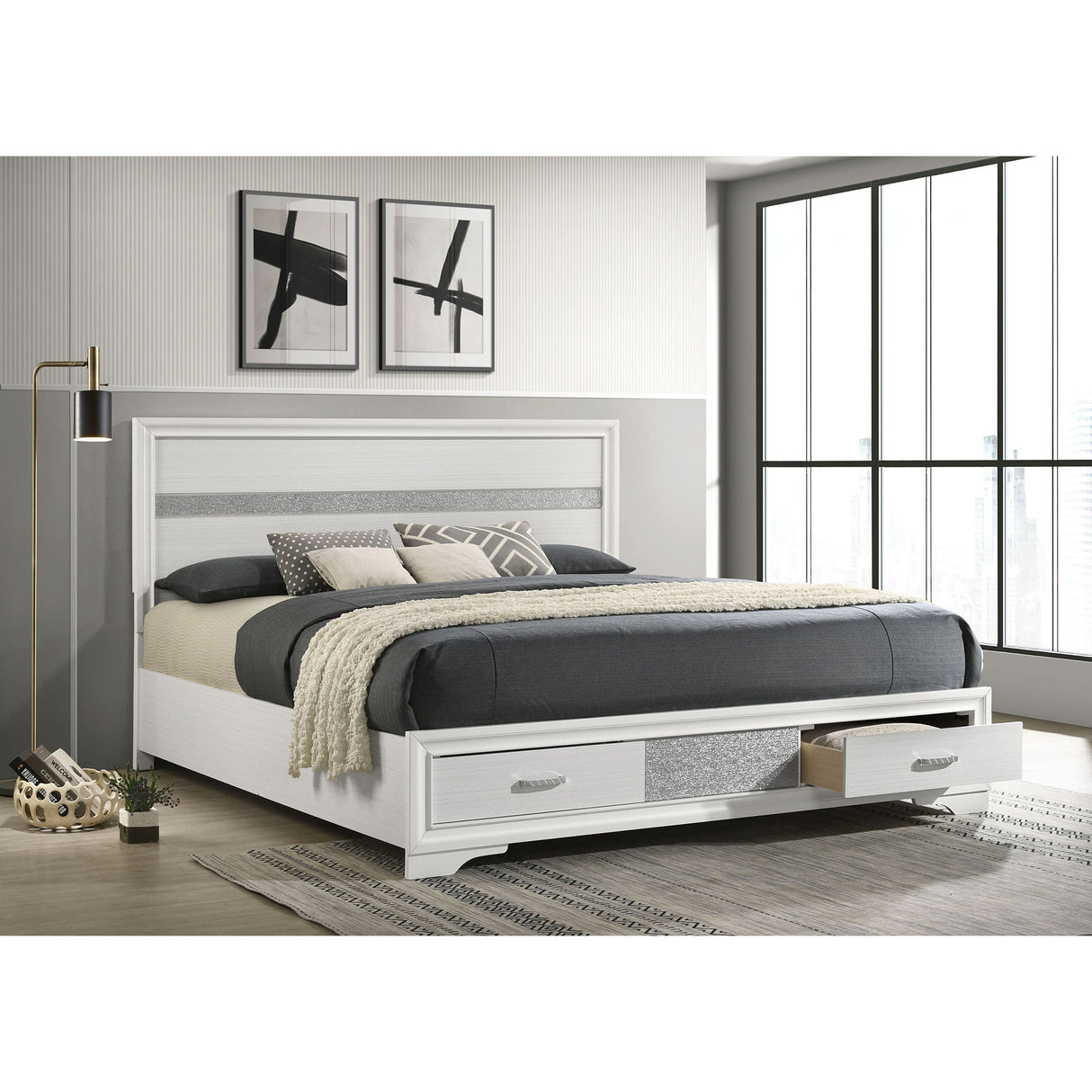 Storage Platform Bed 2 Drawer
