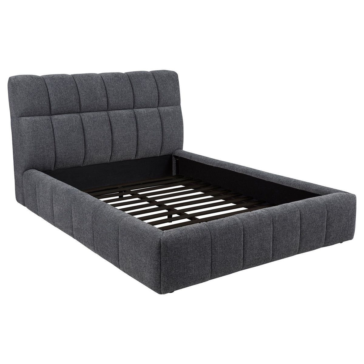 Branson - Platform Bed With Tufted Headboard