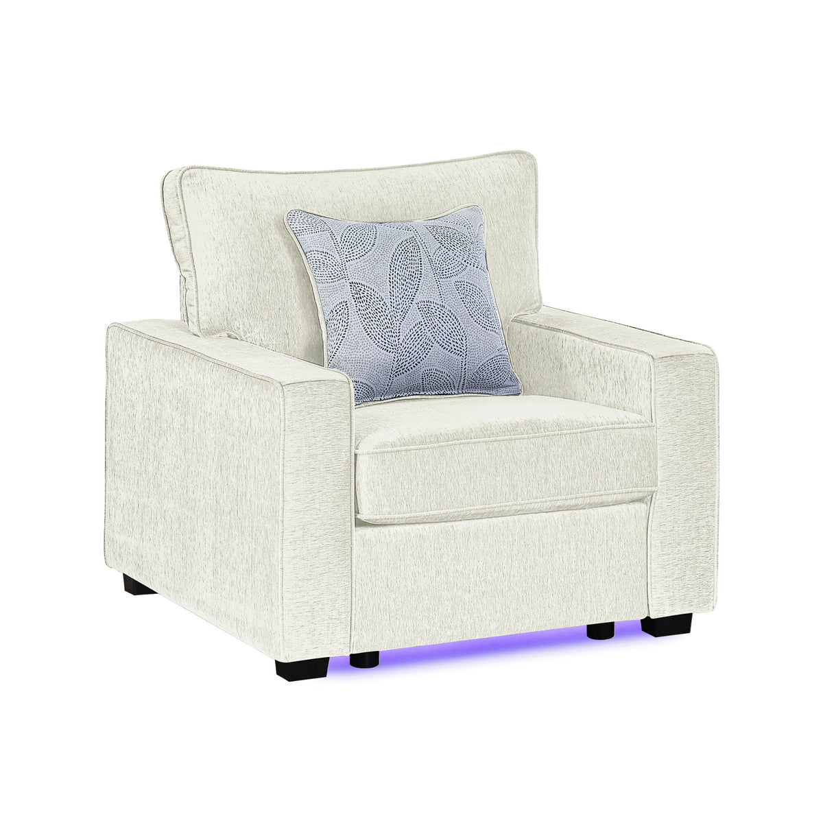 Rita - Accent Chair With LED Underlighting