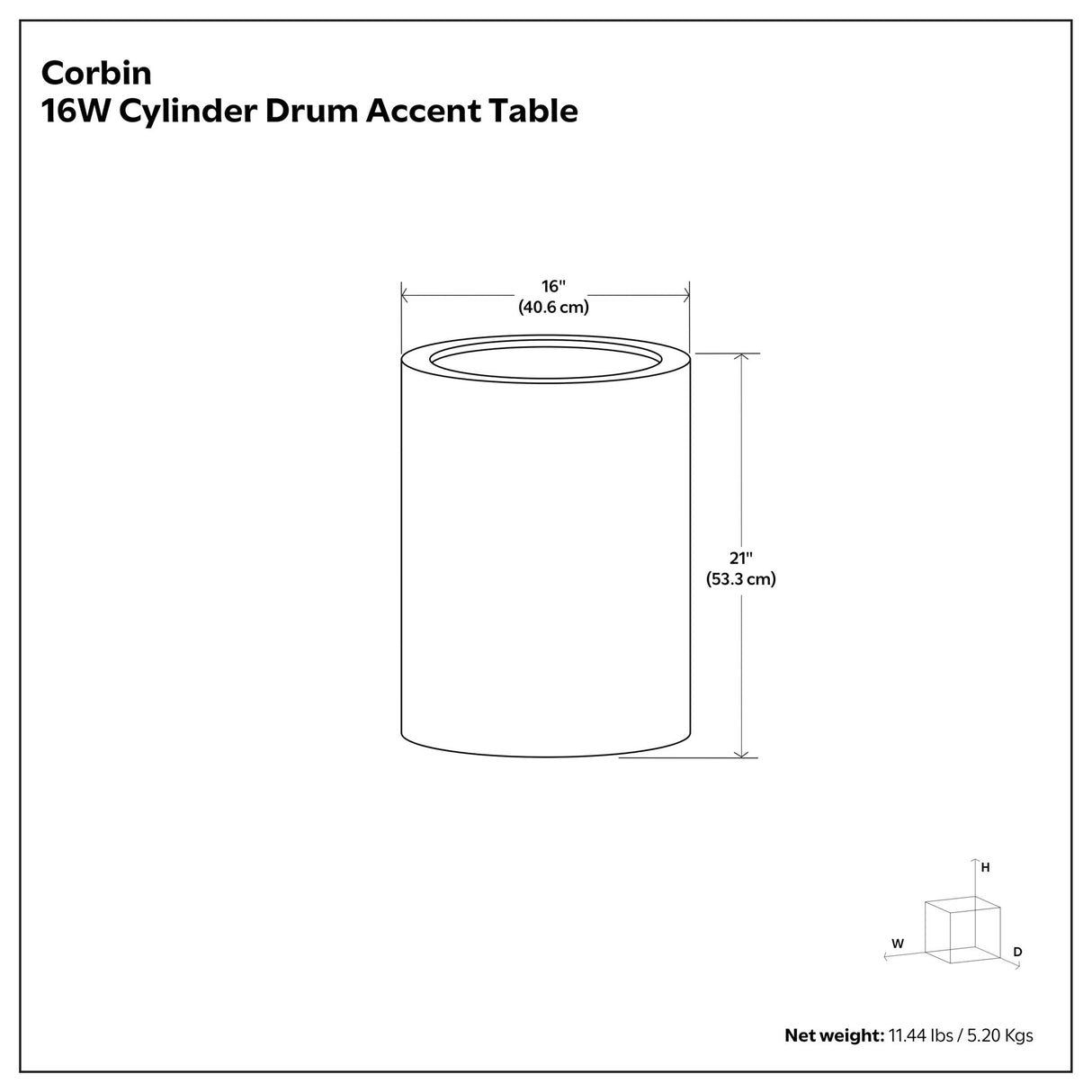 Corbin - Side Table - Antique Gold