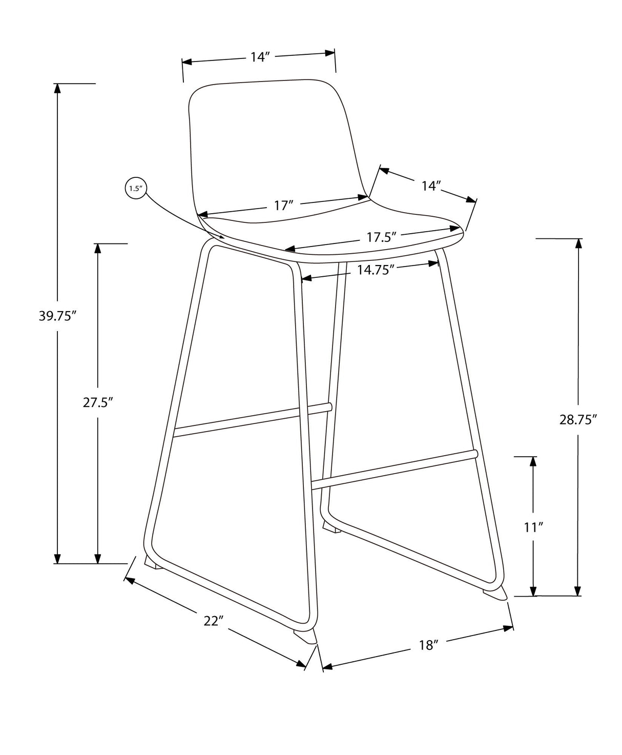 Office Chair, Bar Height, Standing, Computer Desk, Work, Look, Contemporary, Modern
