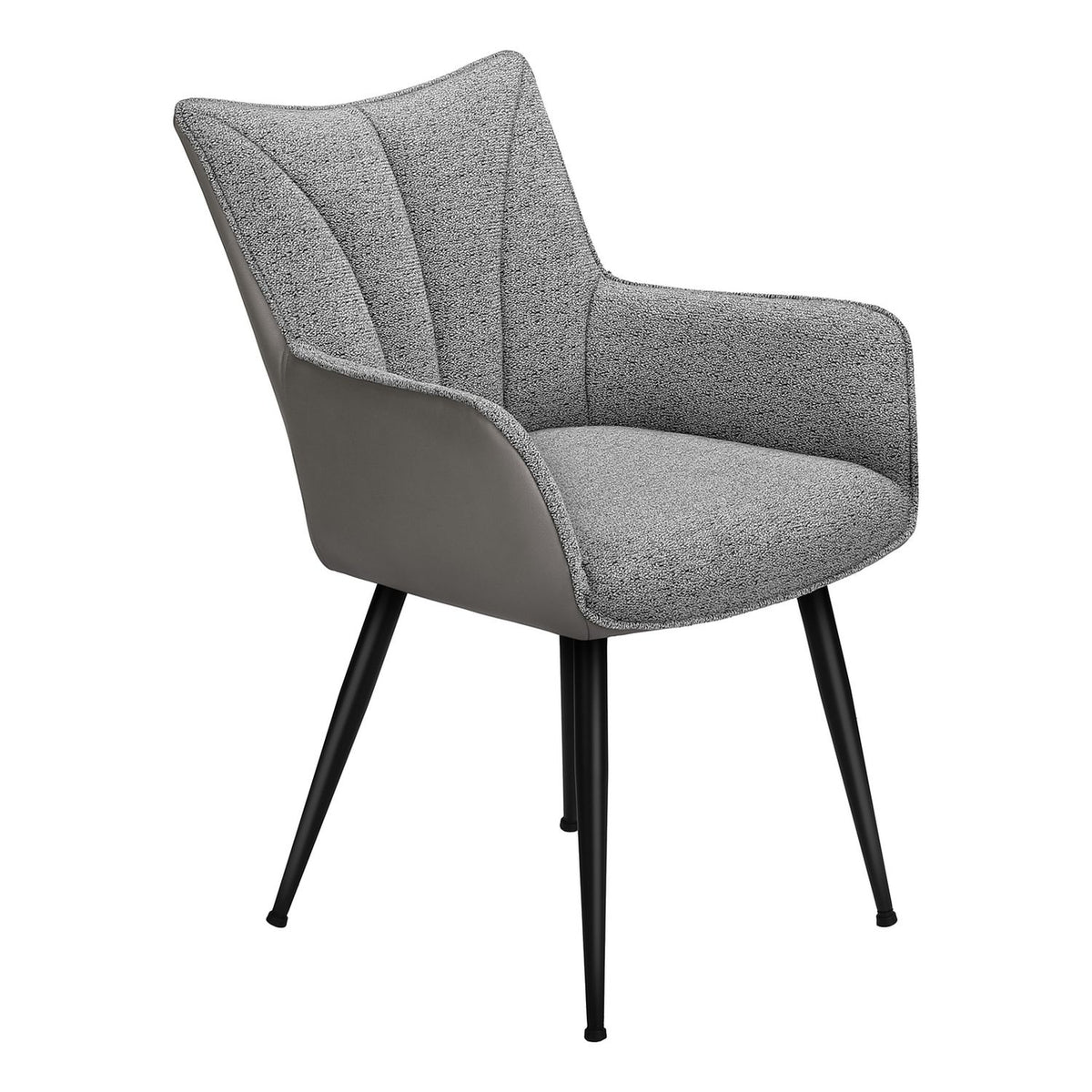 Dining Chair Dining Room Furniture (Set of 2) - Gray - Fabric