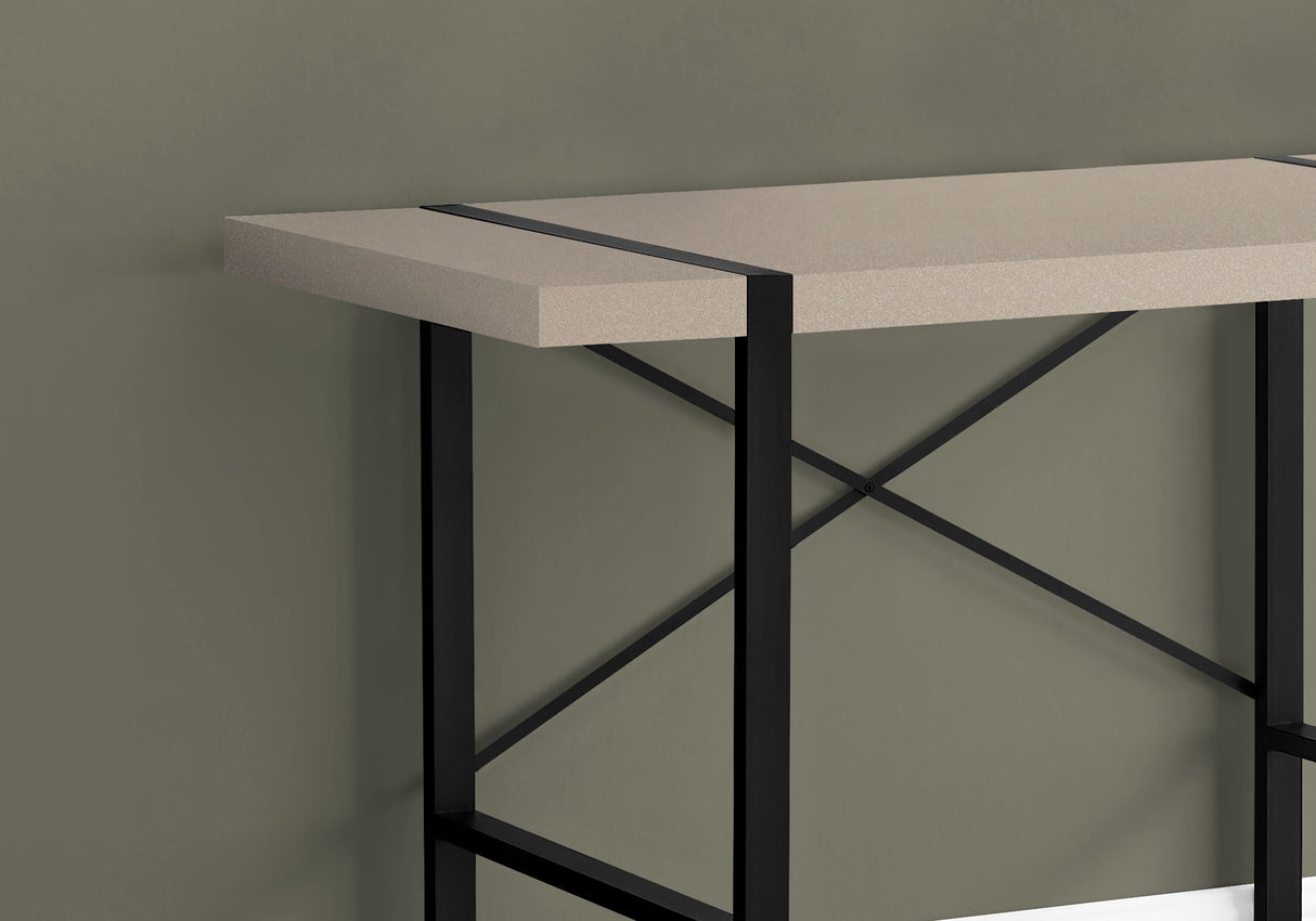 Computer Desk For Home Office, Laptop, Contemporary, Versatile Placement - Beige