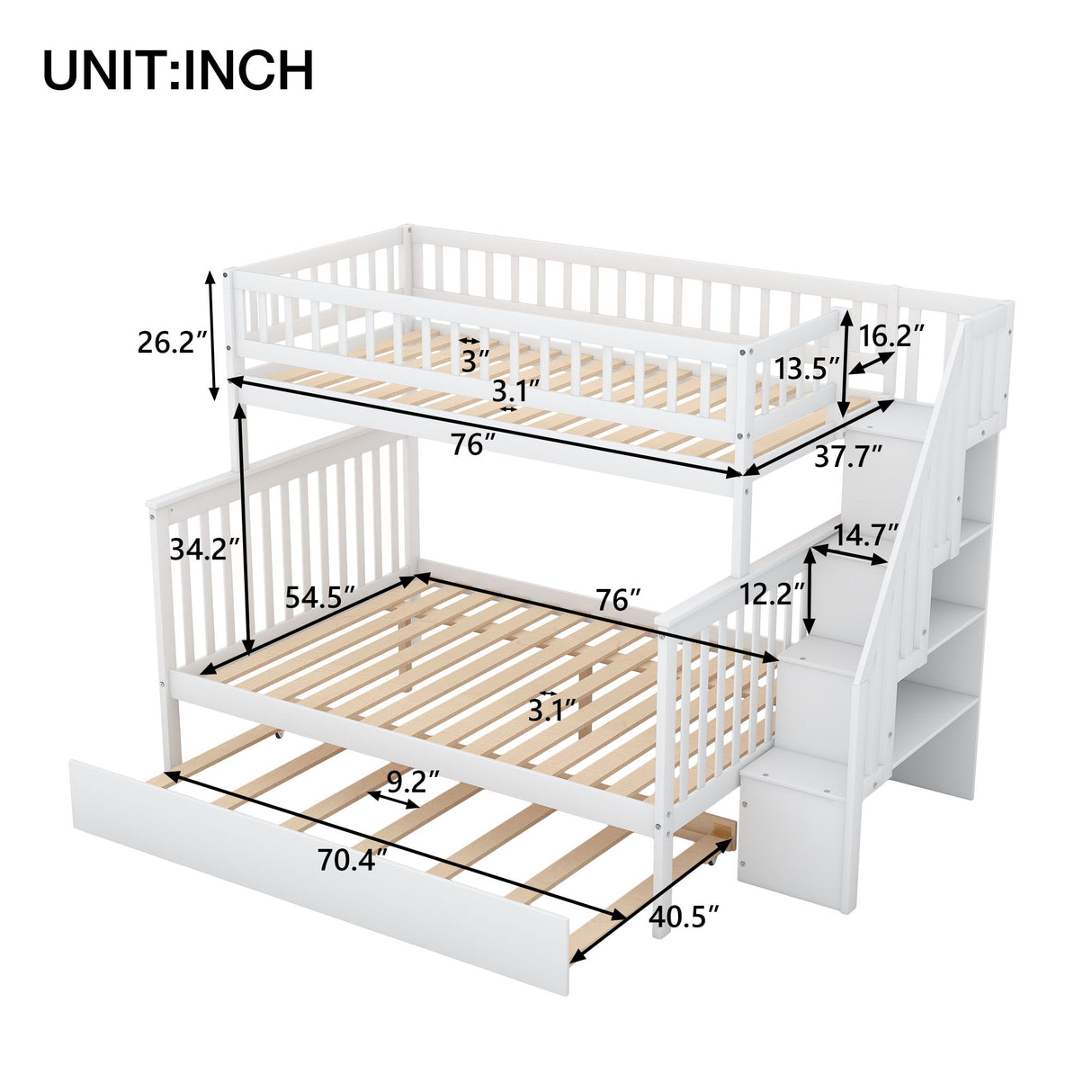 Bunk Bed & Staircase